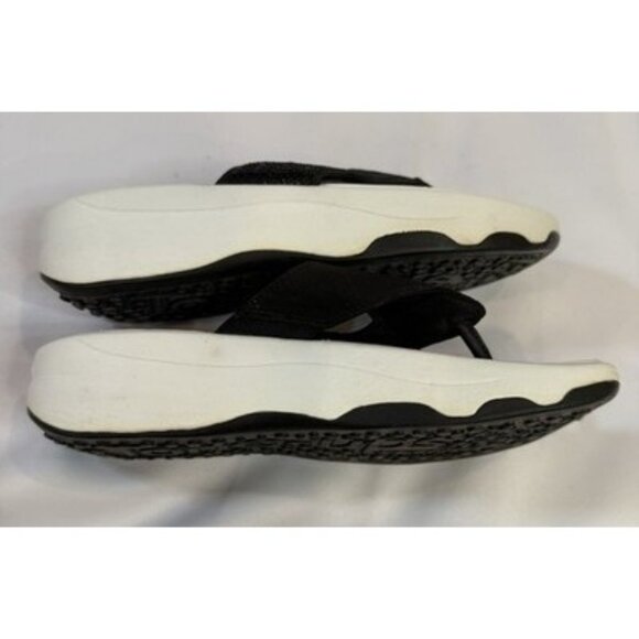 Skechers Womens Tone-Ups Size 6 Shoes White Brown Comfort Wedge Toning Sandals - Picture 7 of 10